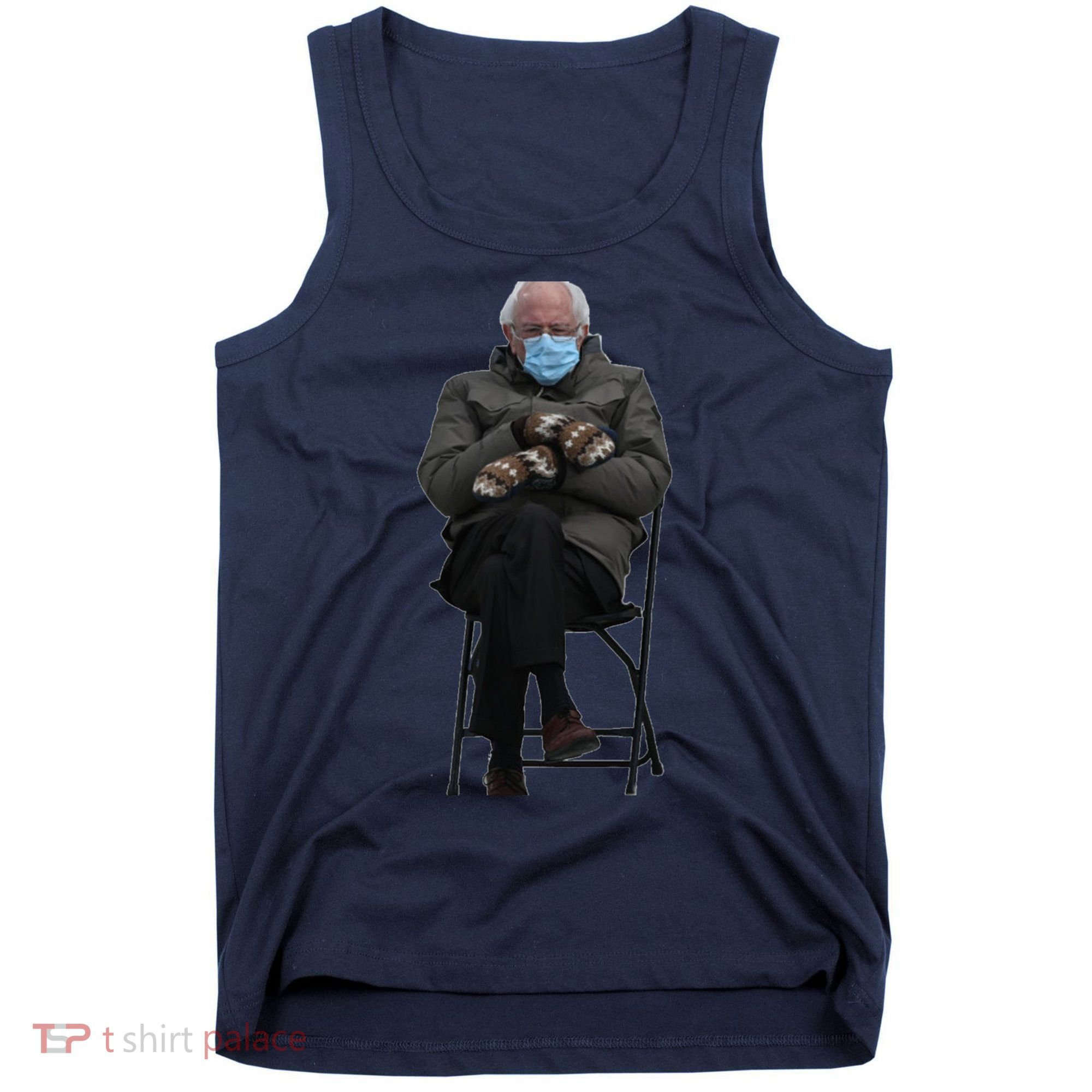 Bernie Sanders Mittens Sitting Inauguration Tank Top