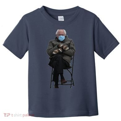 Bernie Sanders Mittens Sitting Inauguration Toddler T-Shirt