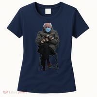Bernie Sanders Mittens Sitting Inauguration Women's T-Shirt thumb 0