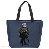 Bernie Sanders Mittens Sitting Inauguration Tote Bag thumb 0