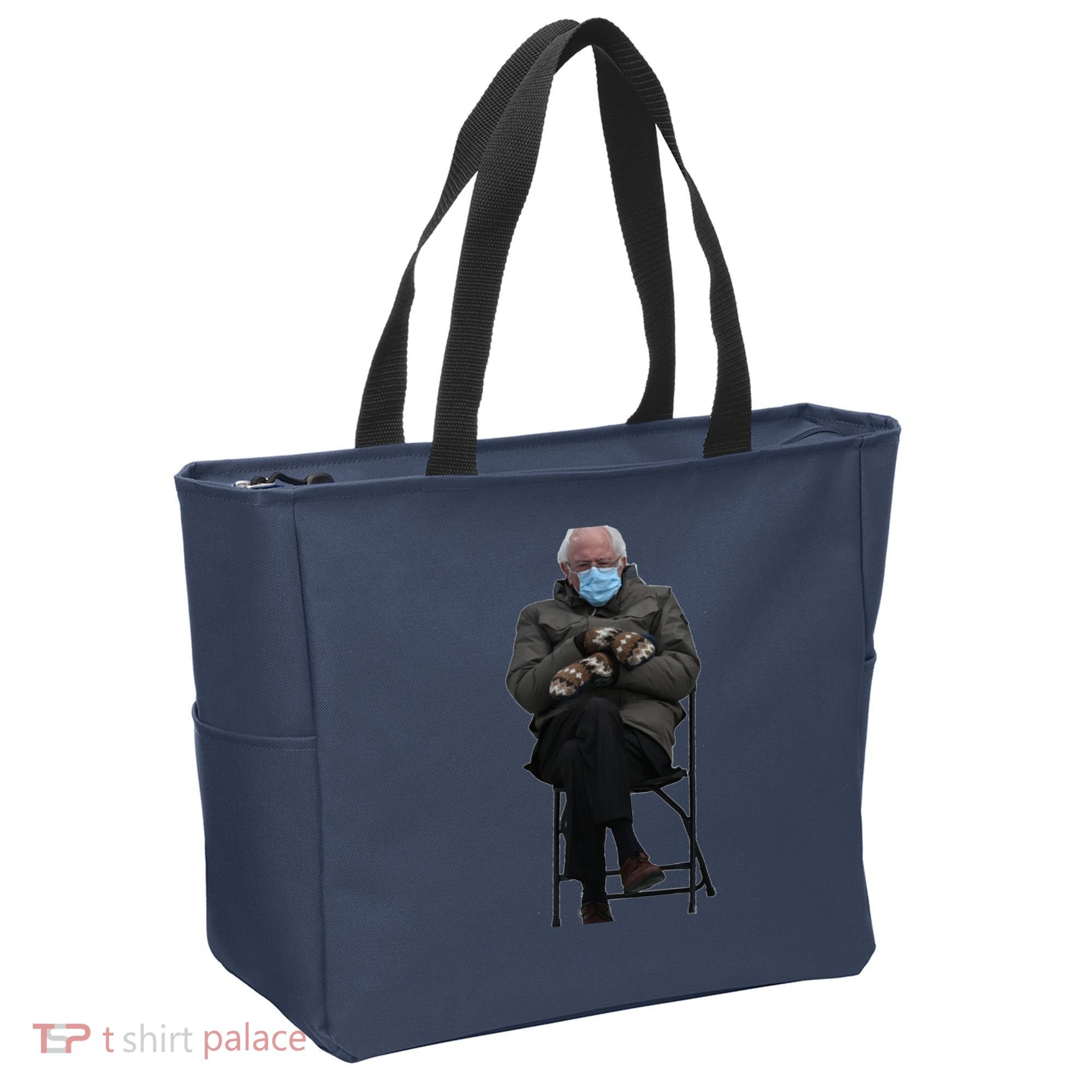 Bernie Sanders Mittens Sitting Inauguration Tote Bag