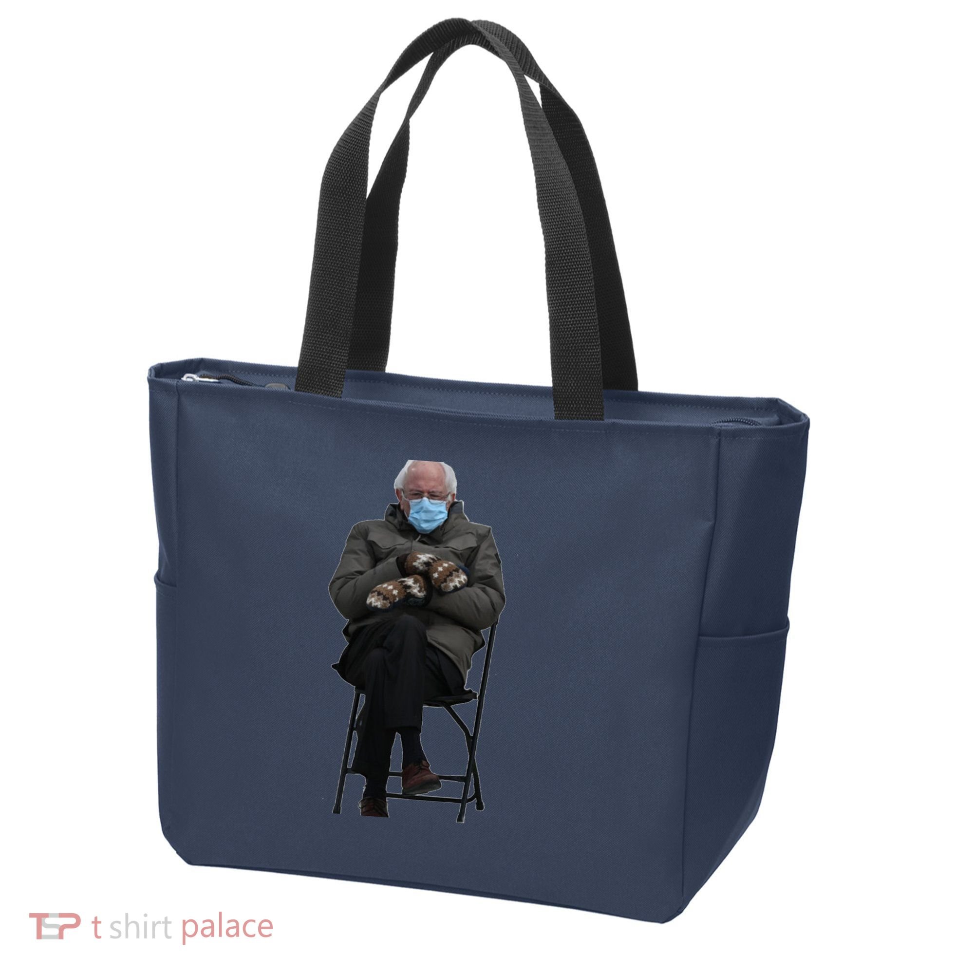 Bernie Sanders Mittens Sitting Inauguration Tote Bag