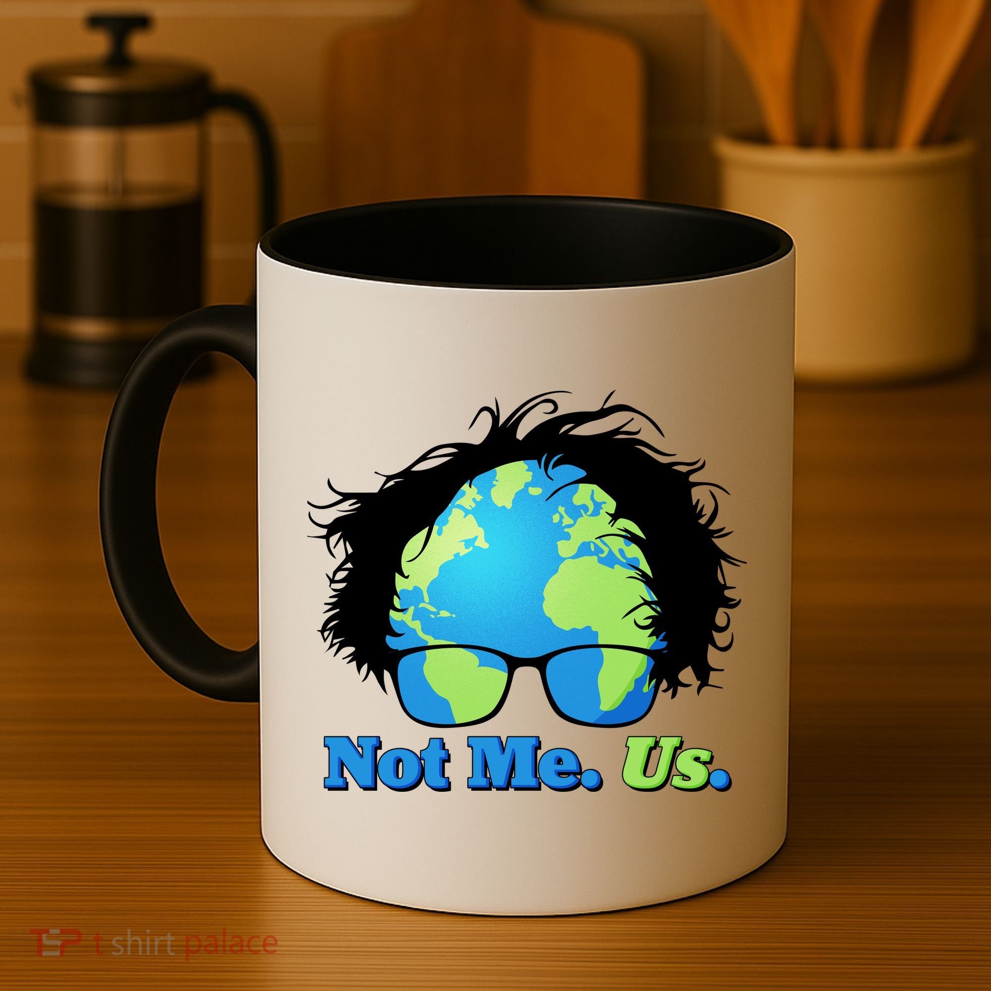 Bernie Sanders Not Me Us Earth Coffee Mug