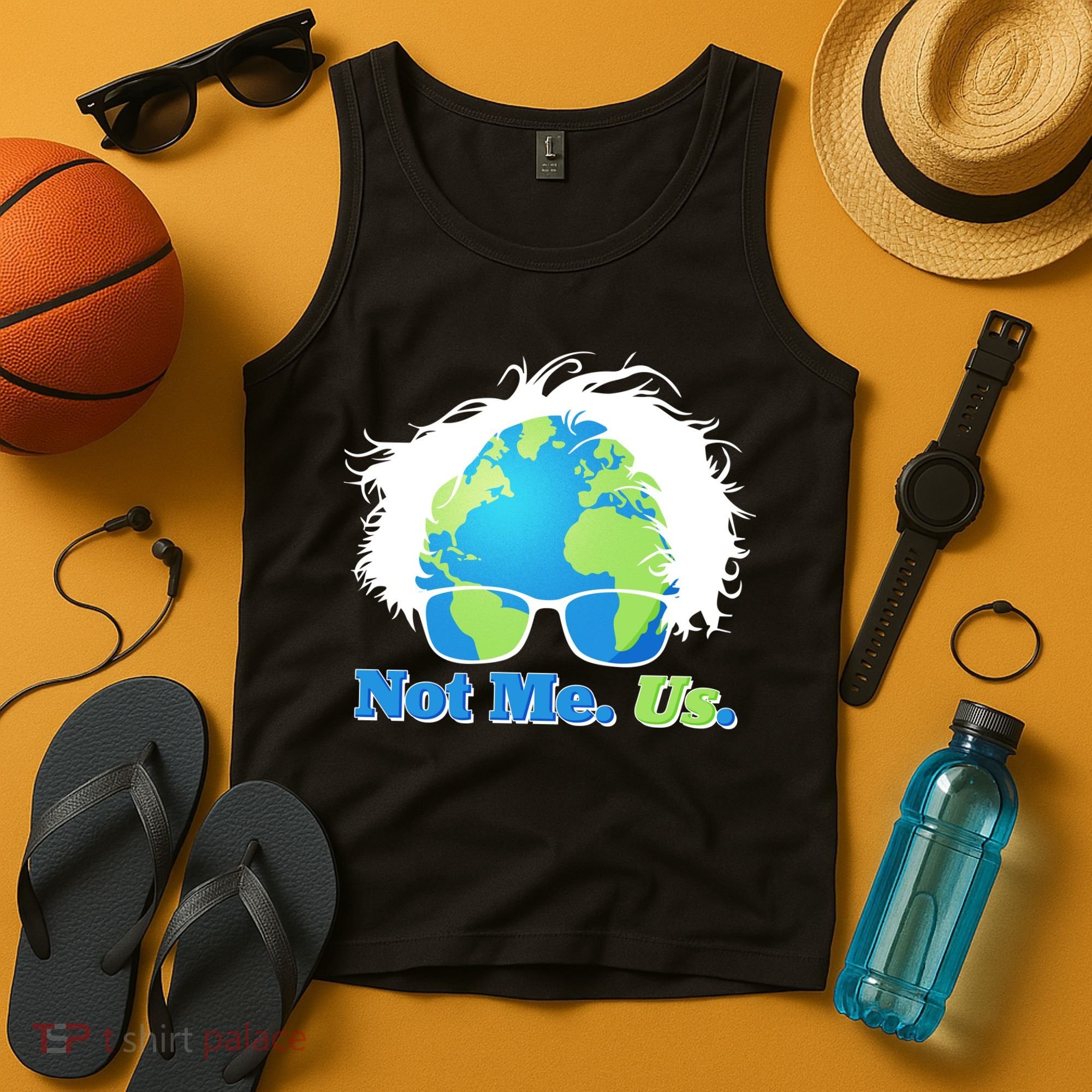 Bernie Sanders Not Me Us Earth Tank Top