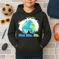 Bernie Sanders Not Me Us Earth Kids Hoodie thumb 2