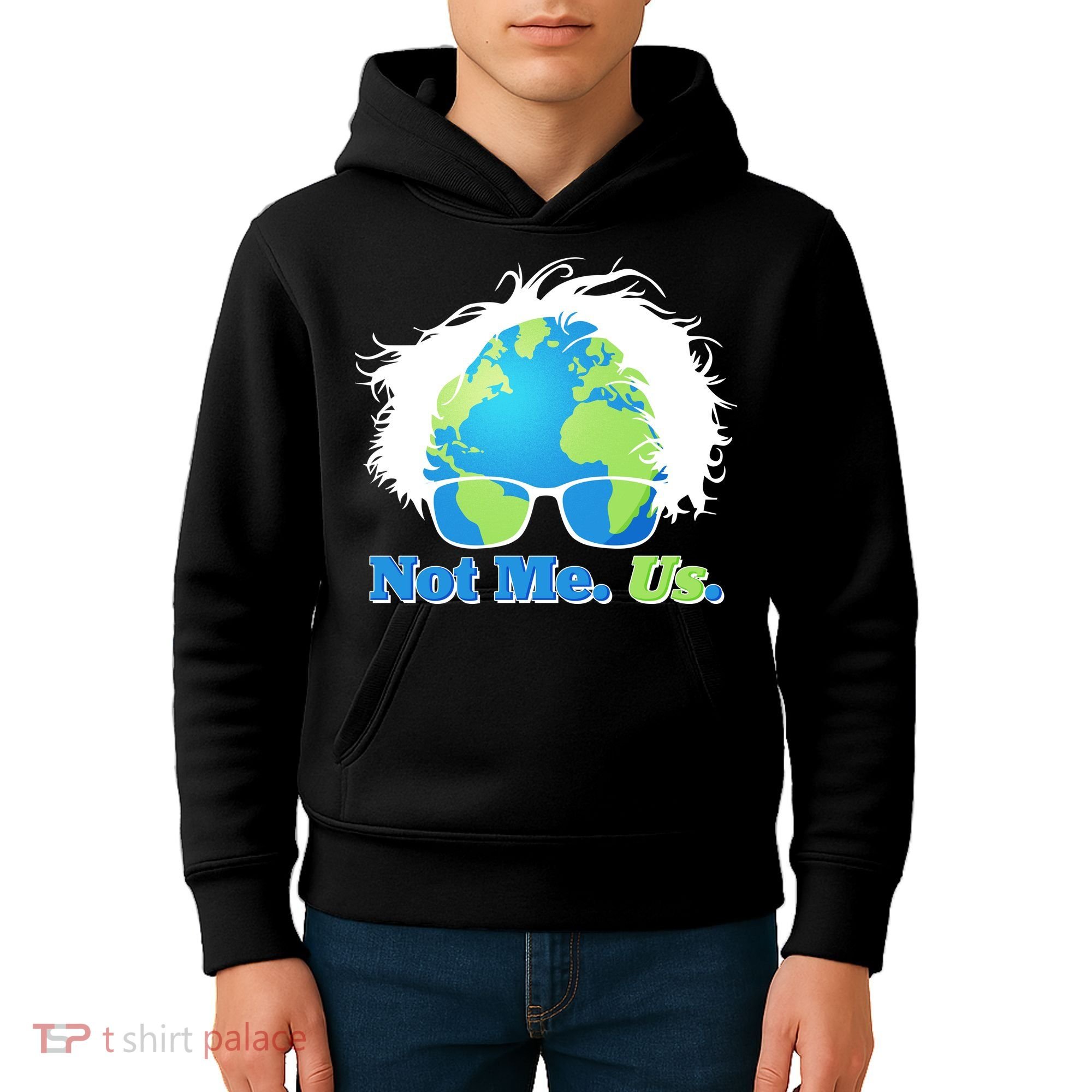 Bernie Sanders Not Me Us Earth Kids Hoodie