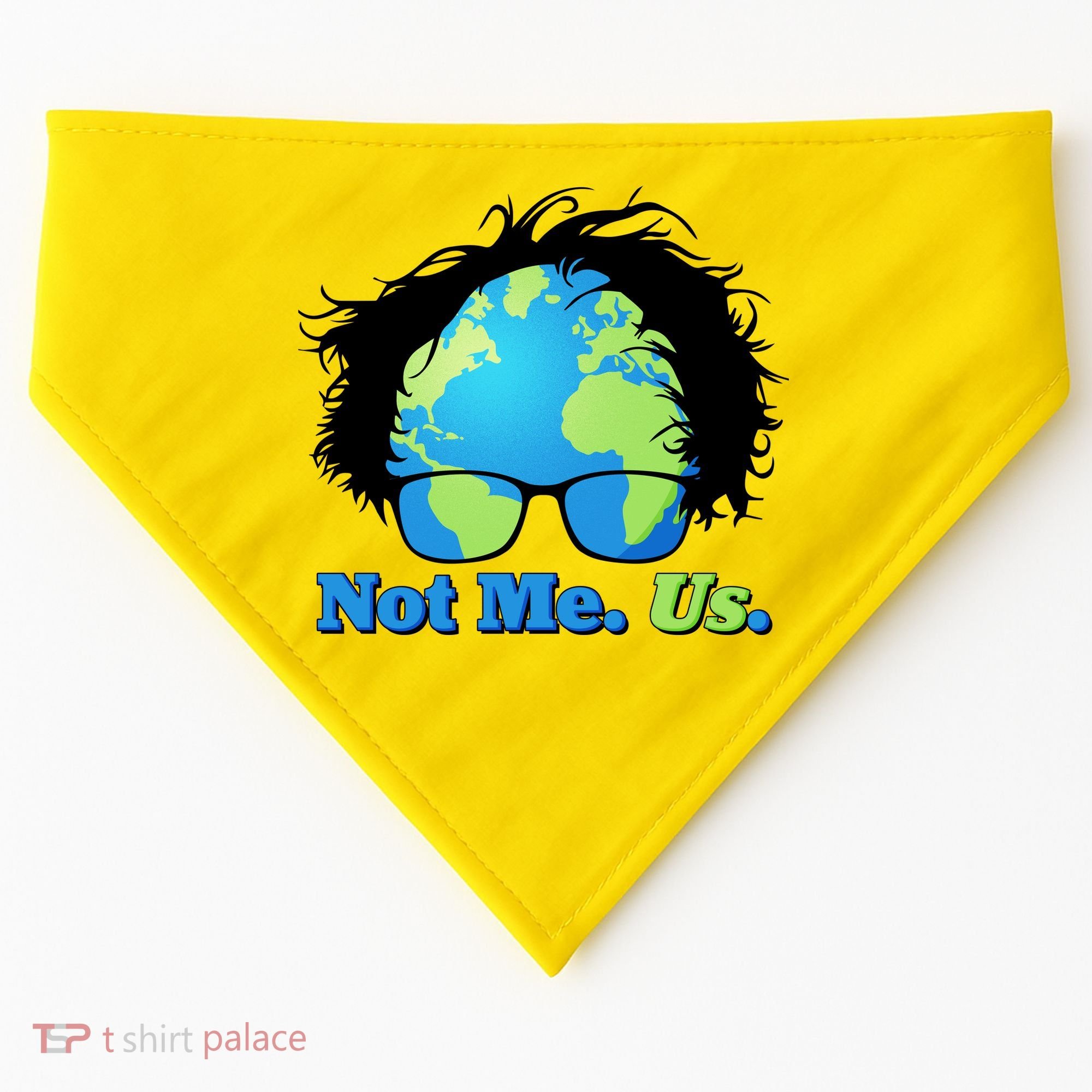 Bernie Sanders Not Me Us Earth USA-Made Doggie Bandana