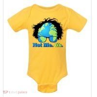 Bernie Sanders Not Me Us Earth Baby Bodysuit thumb 0