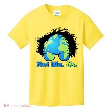 Bernie Sanders Not Me Us Earth Kids T-Shirt