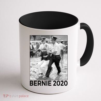 Bernie Sanders Protest Arrest Coffee Mug back