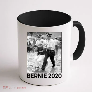 Bernie Sanders Protest Arrest Coffee Mug back