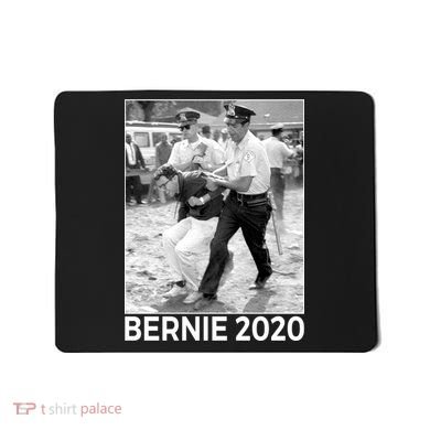 Bernie Sanders Protest Arrest Mousepad