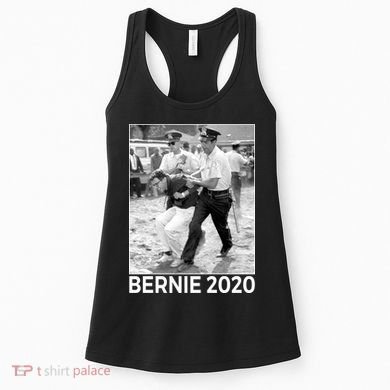 Bernie Sanders Protest Arrest Women's Tank Top