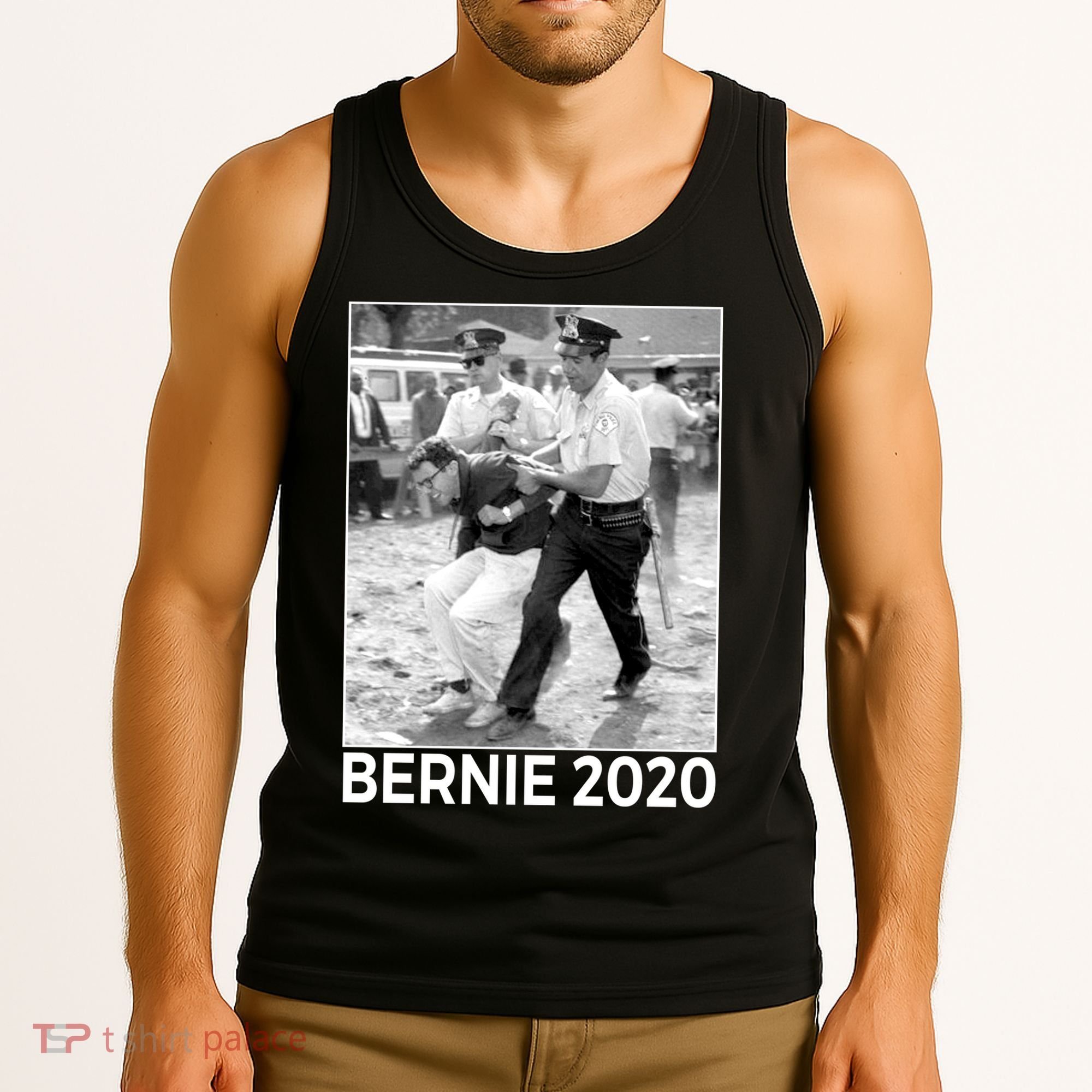 Bernie Sanders Protest Arrest Tank Top