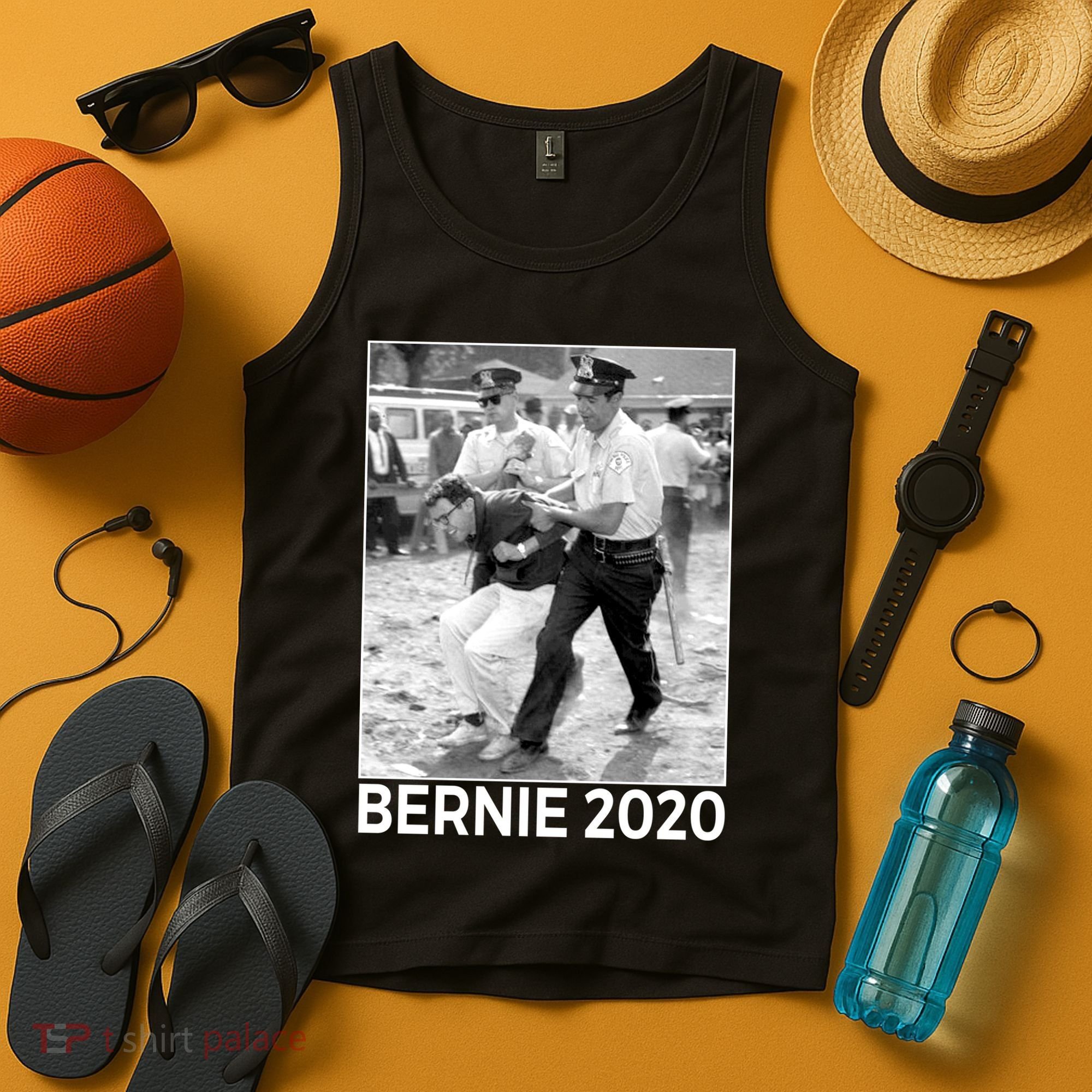 Bernie Sanders Protest Arrest Tank Top