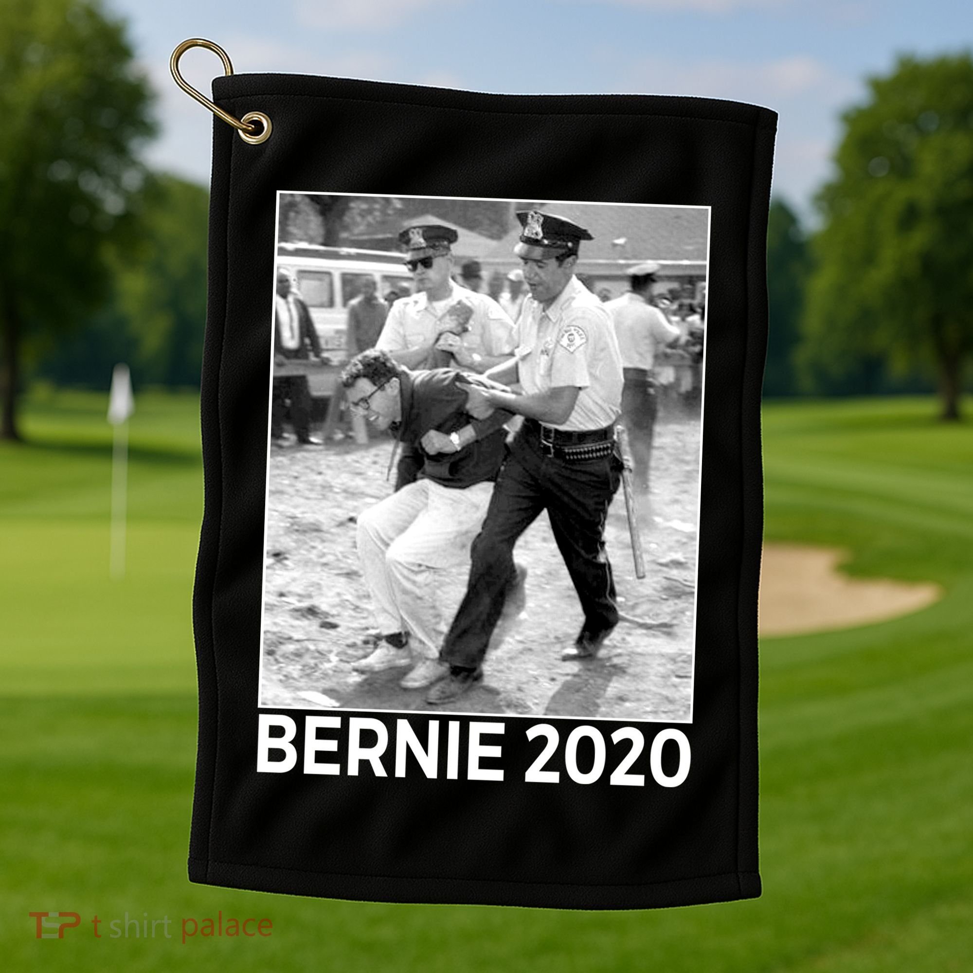 Bernie Sanders Protest Arrest Golf Towel