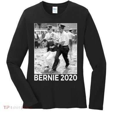 Bernie Sanders Protest Arrest Women's Long Sleeve Shirt