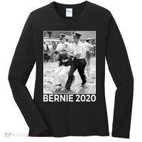 Bernie Sanders Protest Arrest Women's Long Sleeve Shirt thumb 0