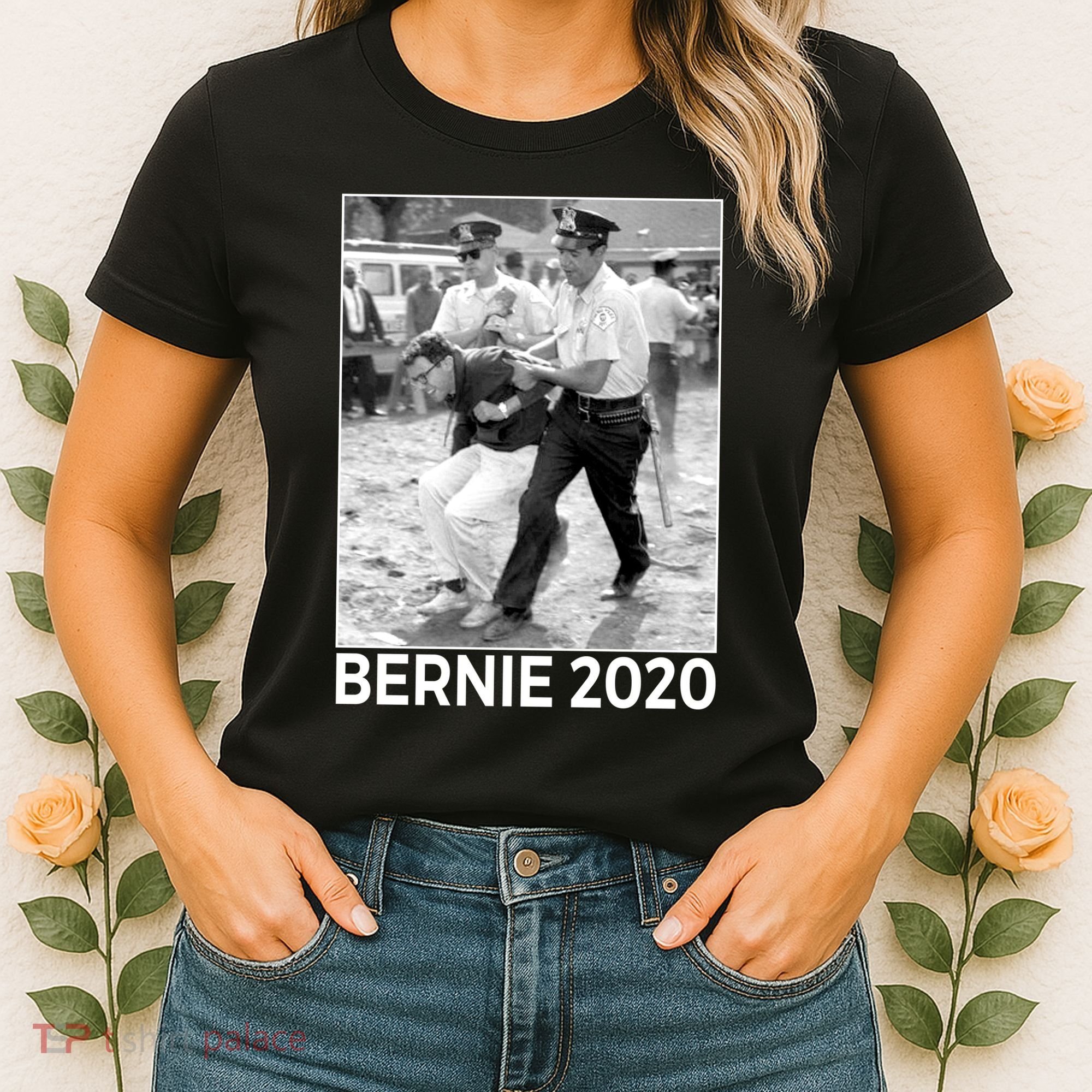 Bernie Sanders Protest Arrest Women's T-Shirt