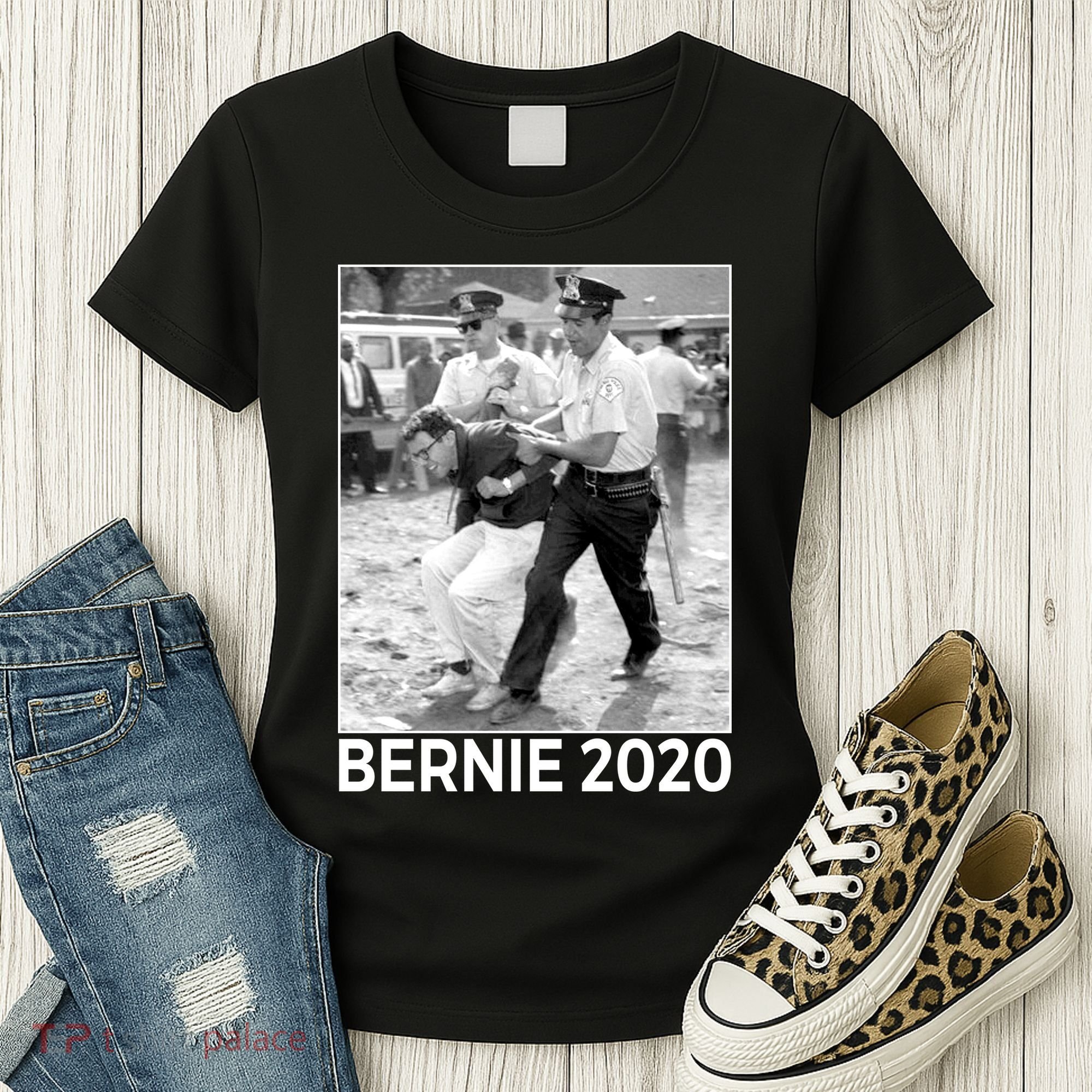 Bernie Sanders Protest Arrest Women's T-Shirt
