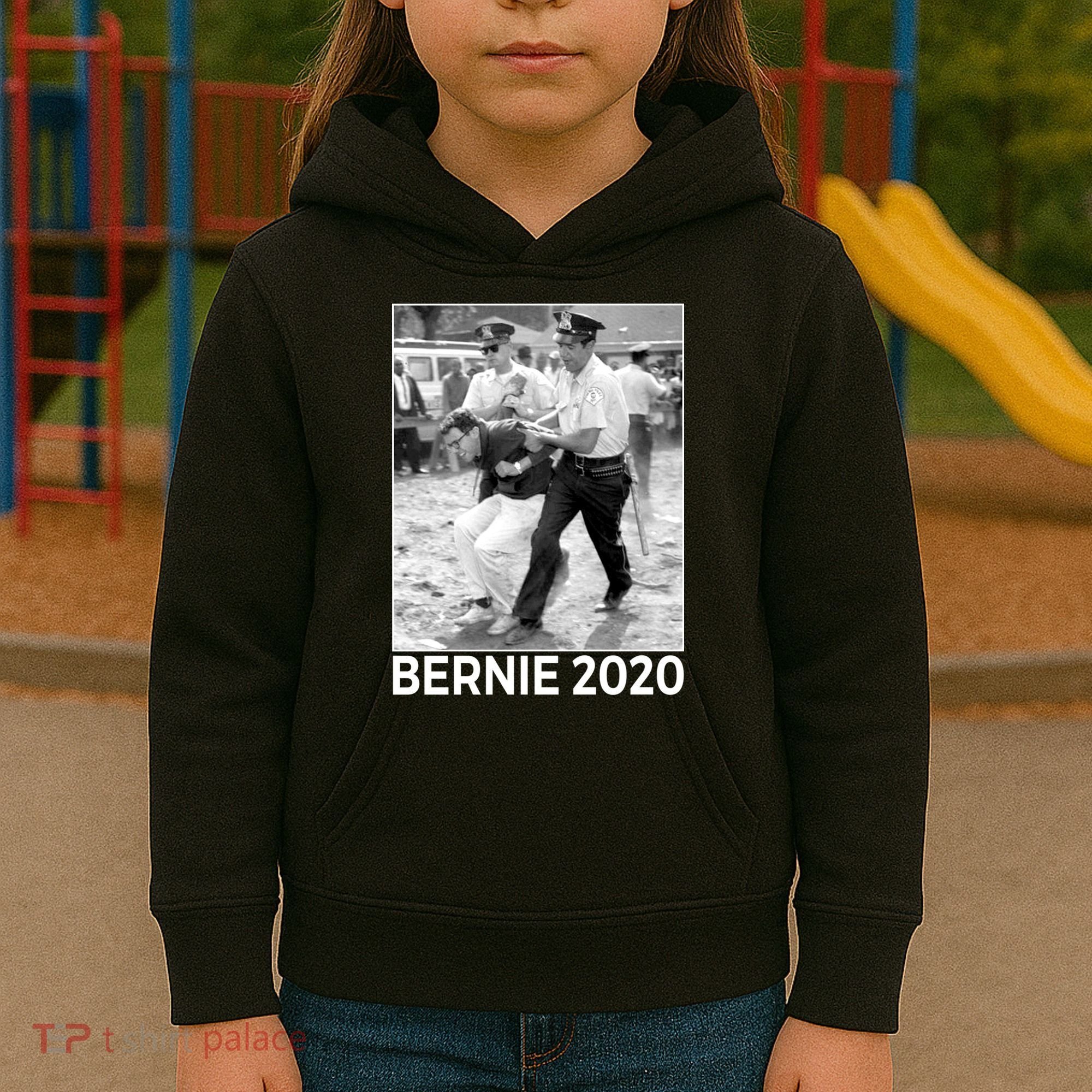 Bernie Sanders Protest Arrest Kids Hoodie