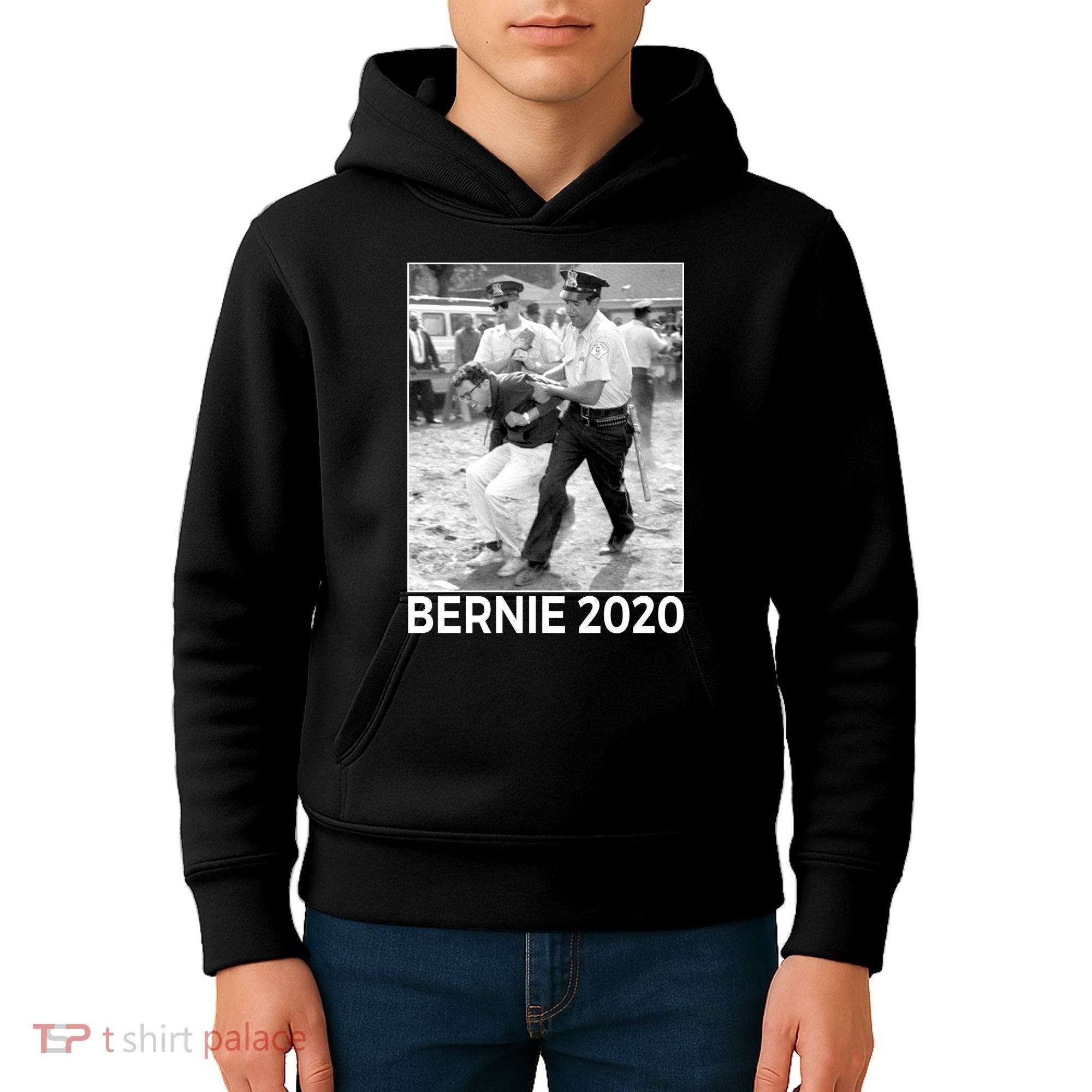 Bernie Sanders Protest Arrest Kids Hoodie