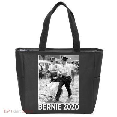 Bernie Sanders Protest Arrest Tote Bag