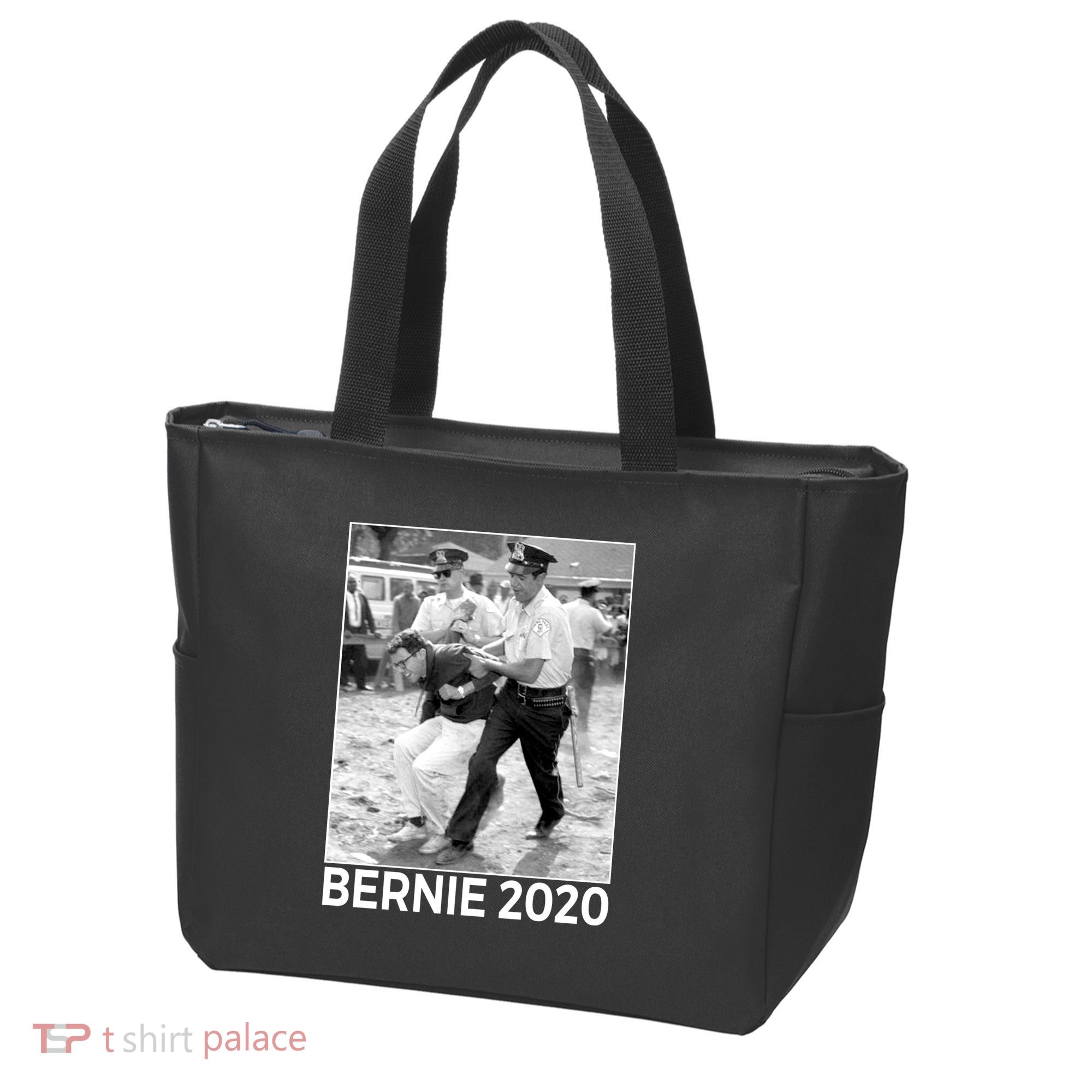 Bernie Sanders Protest Arrest Tote Bag