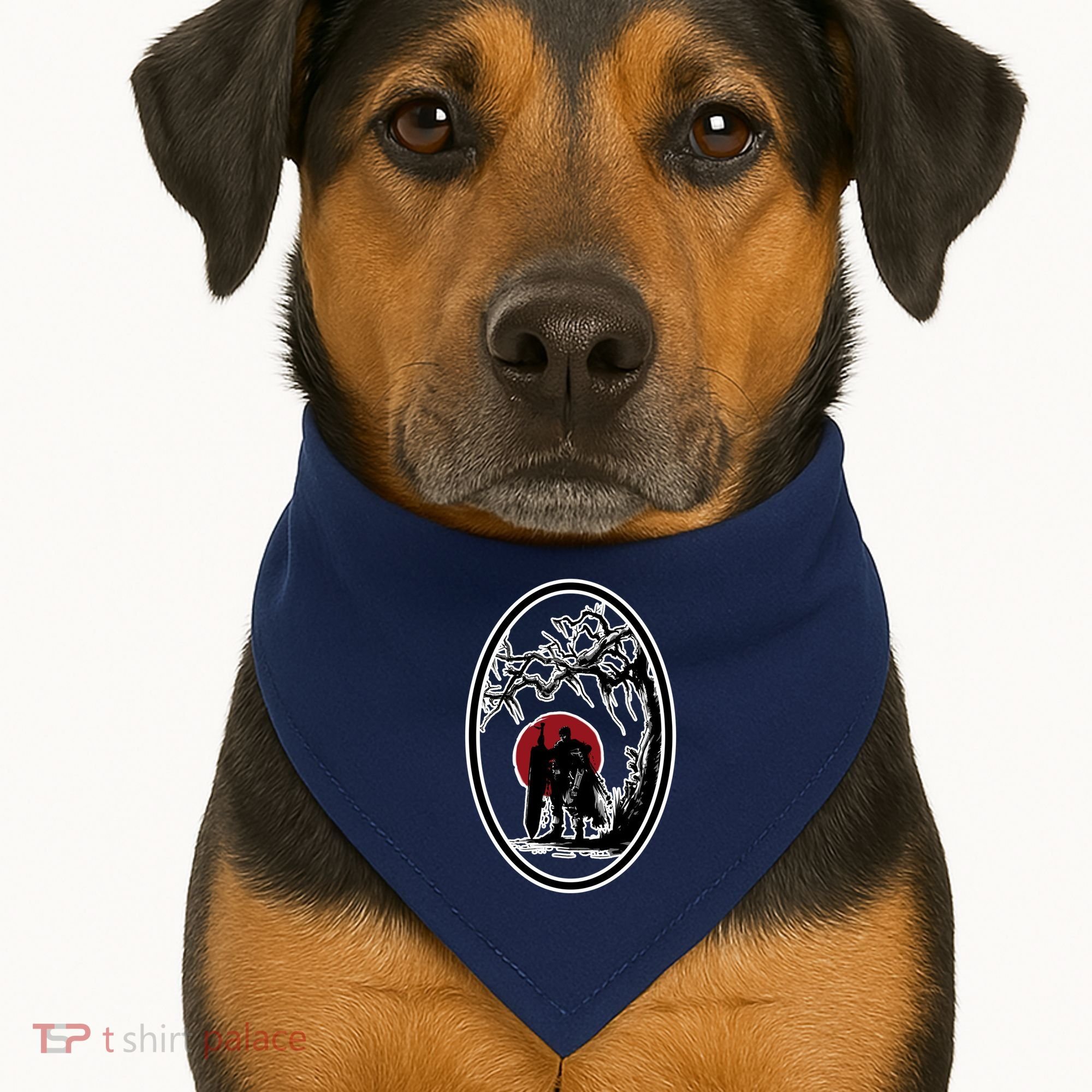 Bersek BloodMoon Tree USA-Made Doggie Bandana