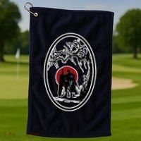 Bersek BloodMoon Tree Golf Towel thumb 1
