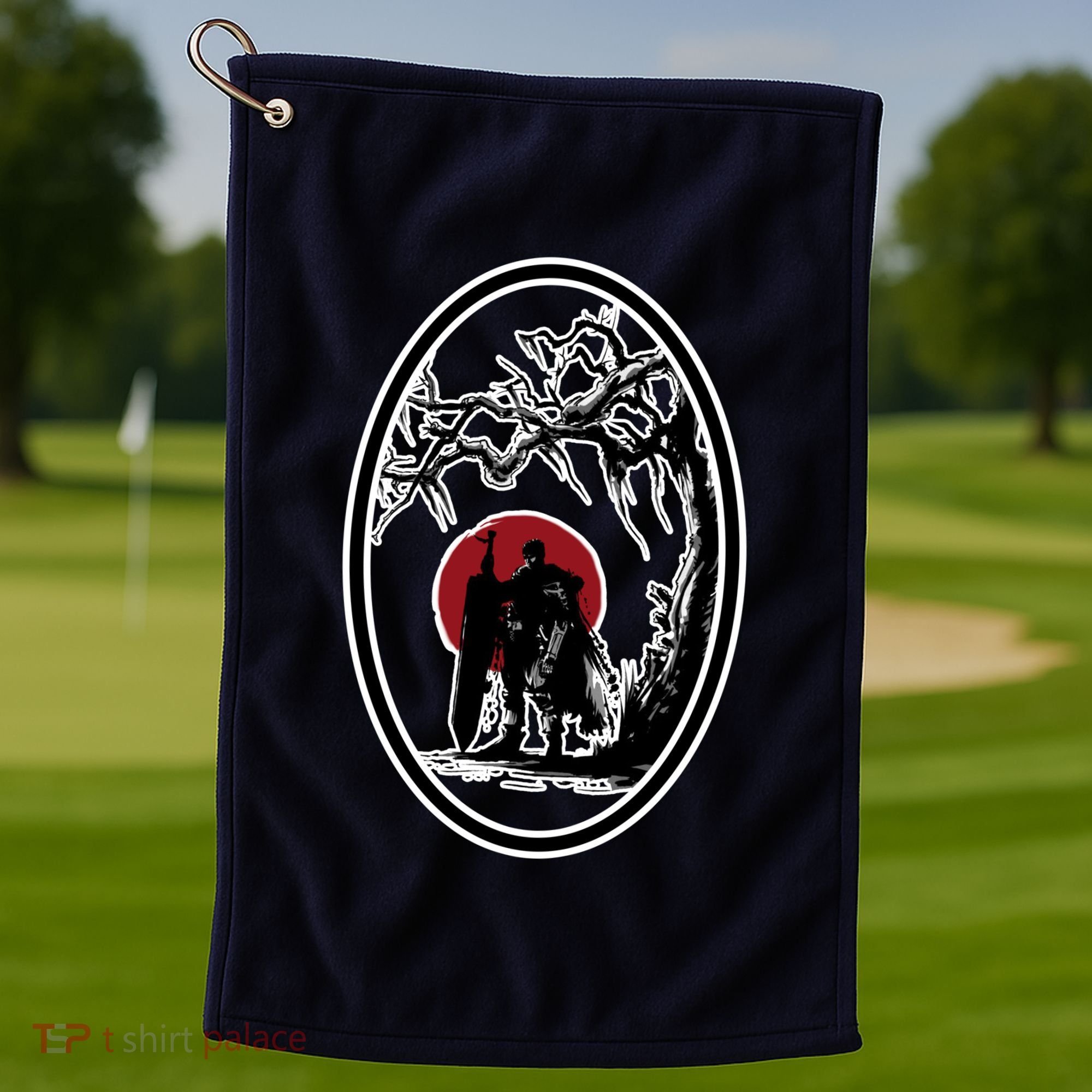 Bersek BloodMoon Tree Golf Towel