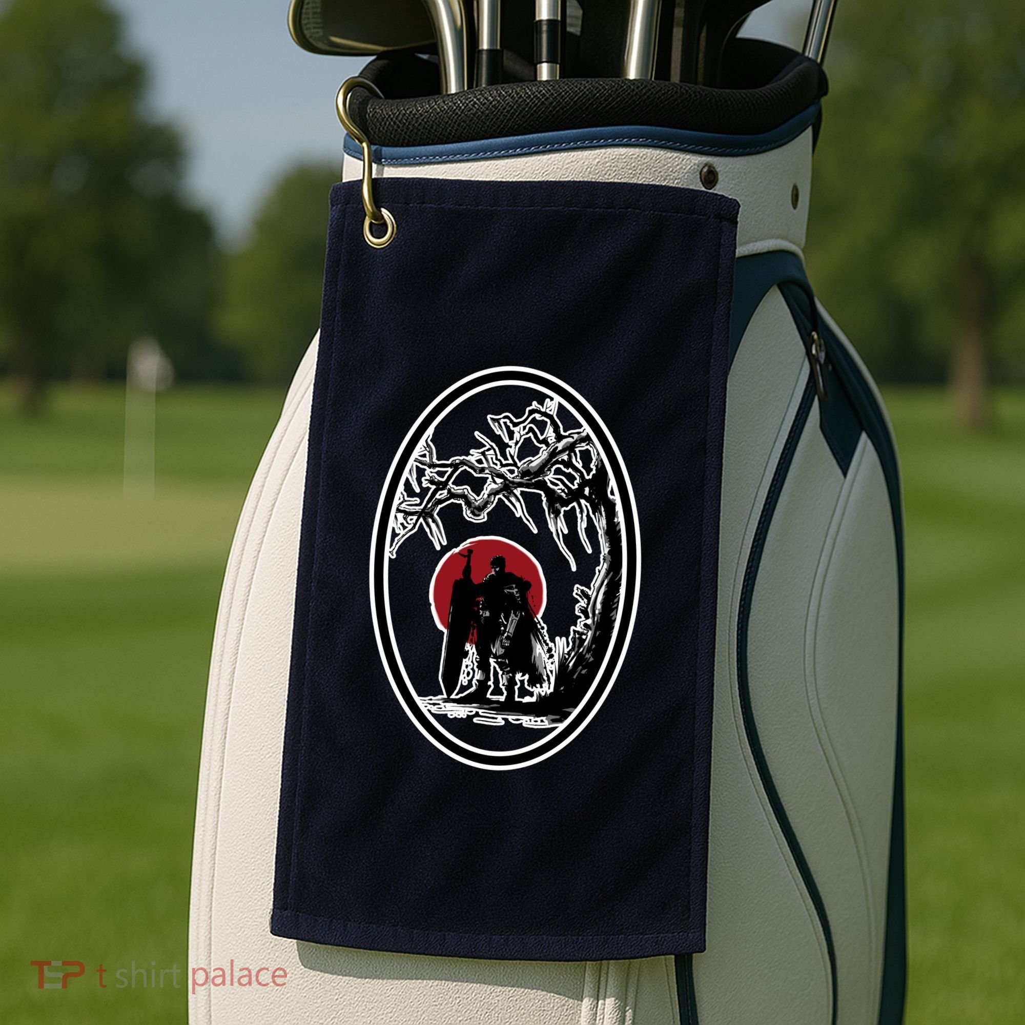 Bersek BloodMoon Tree Golf Towel