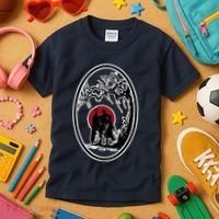Bersek BloodMoon Tree Kids T-Shirt thumb 3