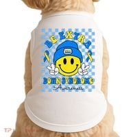 Be Extra Smile Face Down Syndrome Awareness Doggie Tank thumb 0