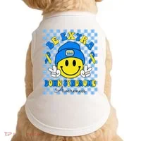 Be Extra Smile Face Down Syndrome Awareness Doggie Tank thumb 0