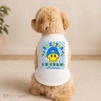 Be Extra Smile Face Down Syndrome Awareness Doggie Tank thumb 2