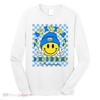 Be Extra Smile Face Down Syndrome Awareness Long Sleeve Shirt thumb 0