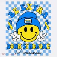 Be Extra Smile Face Down Syndrome Awareness Coffee Mug thumb 5
