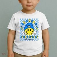Be Extra Smile Face Down Syndrome Awareness Toddler T-Shirt thumb 2