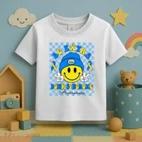 Be Extra Smile Face Down Syndrome Awareness Toddler T-Shirt thumb 3