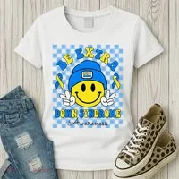 Be Extra Smile Face Down Syndrome Awareness Women's T-Shirt thumb 3