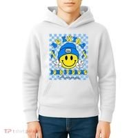 Be Extra Smile Face Down Syndrome Awareness Kids Hoodie thumb 4
