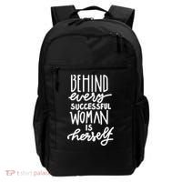 Behind Every Successful Woman Is Herself Backpack thumb 0