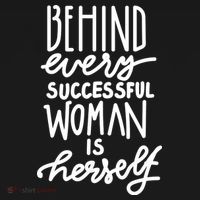 Behind Every Successful Woman Is Herself Ornament thumb 1