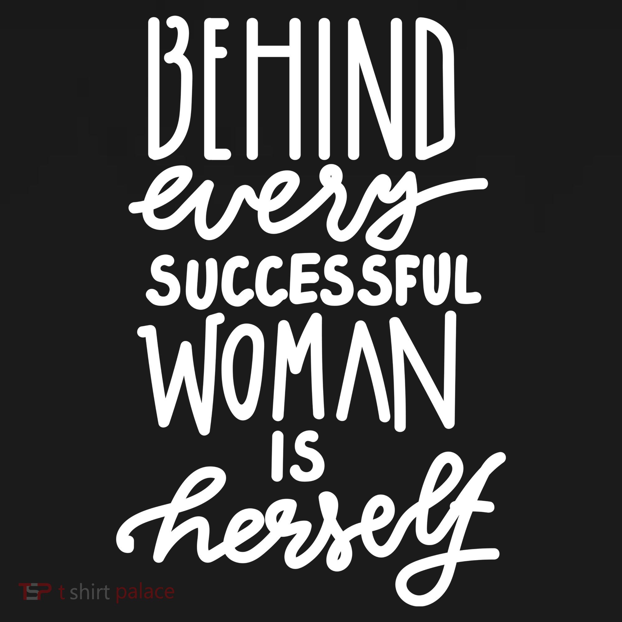 Behind Every Successful Woman Is Herself Kids Sweatshirt