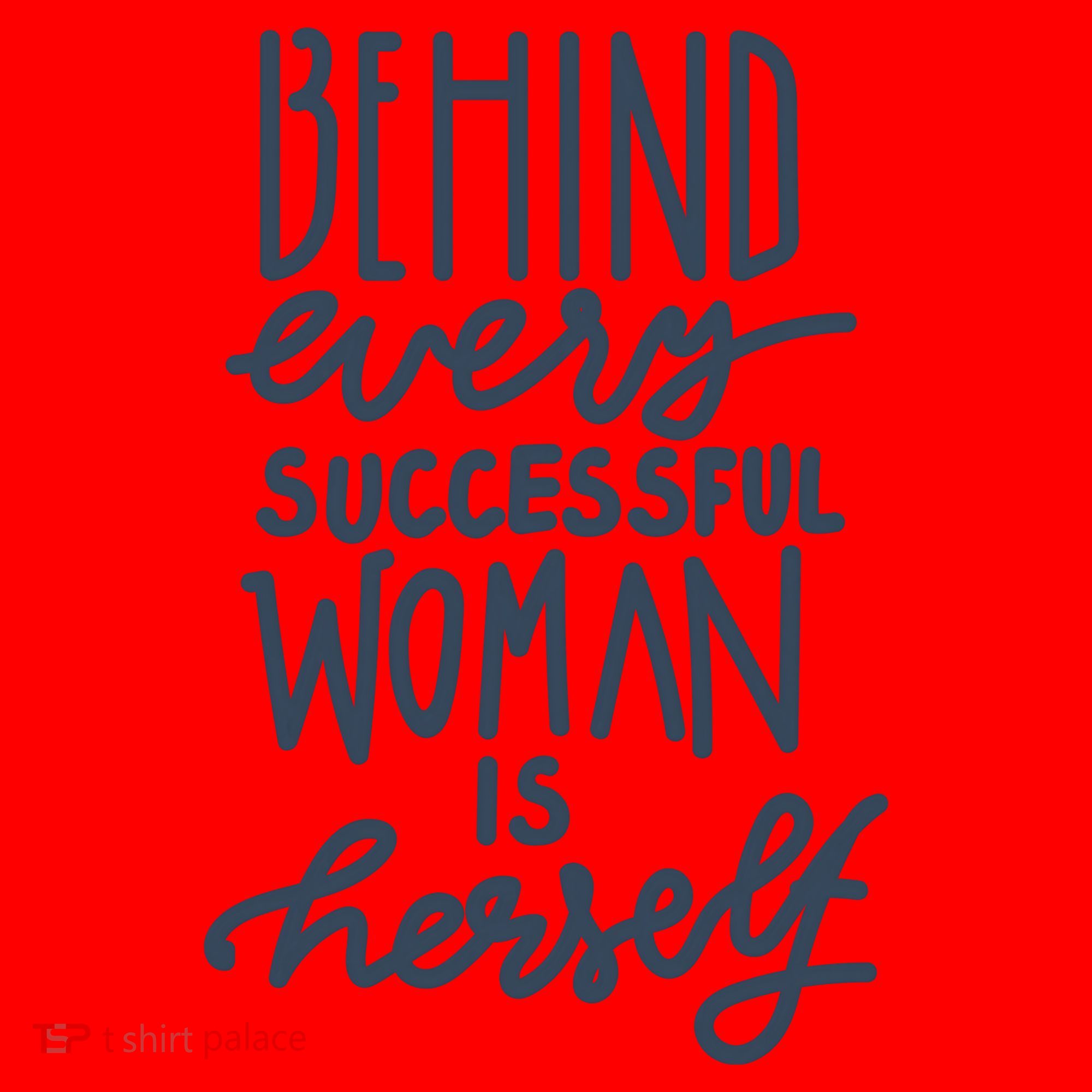 Behind Every Successful Woman Is Herself Santa Hat