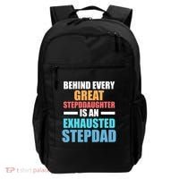 Behind Every Stepdaughter Is A Stepdad Stepdad Gift Backpack thumb 0