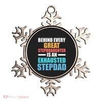 Behind Every Stepdaughter Is A Stepdad Stepdad Gift Ornament thumb 0
