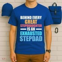 Behind Every Stepdaughter Is A Stepdad Stepdad Gift T-Shirt thumb 6