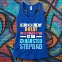 Behind Every Stepdaughter Is A Stepdad Stepdad Gift Women's Tank Top thumb 3